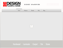 Tablet Screenshot of designfloorandhome.com